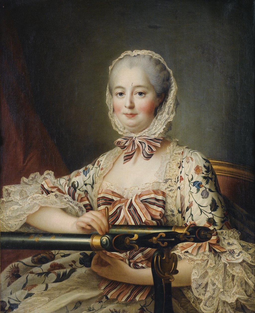 صورة لماركيز دي بومبادور 1721-1764 بواسطة فرانسوا هوبير درويس