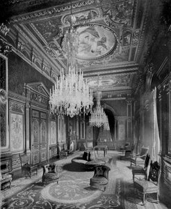 غرفة الرسم في Mercers Hall ، Ironmonger Lane ، لندن ، 1890 بواسطة مصور بريطاني