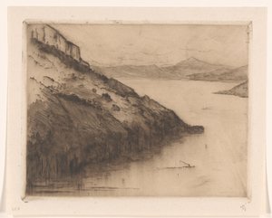 منظر لبحيرة لوسيرن من Axenstein