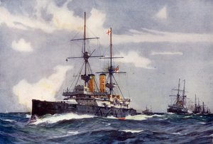الانتقام يقود خط لي من السرب الاحتياطي ، 1901 بواسطة Charles Edward Dixon