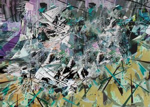 Tanglewood, 2017, Mixed Media on Wood Panel. بواسطة ديفيد ماكونوتشي