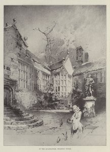 في Quadrangle ، برج Hoghton