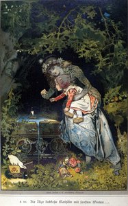 رسم توضيحي لفوغل لقصة من قبل الأخوين يعقوب (1785-1863) وويلهلم (1786-1859) جريم بواسطة هيرمان فوجل