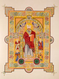 القديس متى ، من نسخة طبق الأصل من كتاب كيلز ، حانة. بواسطة Day & Son