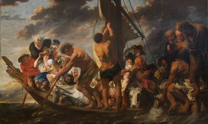 أموال الجزية. بيتر العثور على العملة الفضية في فم السمكة. زورق العبارة إلى أنتويرب ، 1616-1634