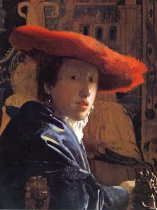 الفتاة ذات القبعة الحمراء ، c.1665