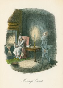 مشهد من كارول عيد الميلاد بواسطة تشارلز ديكنز 1843