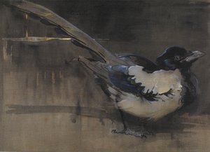 العقعق (الغواش على الكتان)