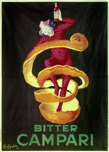 ملصق فاتح للشهية Bitter Campari. رسم بياني ليونيتو كابيلو (1875-1942) 1921 باريس ، فنون زخرفية