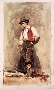 كالابريا. لوحة مائية لماريانو فورتوني (1838-1874). 1868. برشلونة. المتحف الوطني للفنون في كاتالونيا.