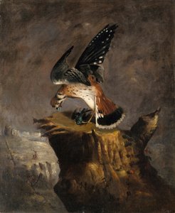 النسر وفريسته 1844. بواسطة روبرت سيلدون دنكانسون