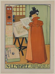 ملصق لمعرض لمبري ، 1897.