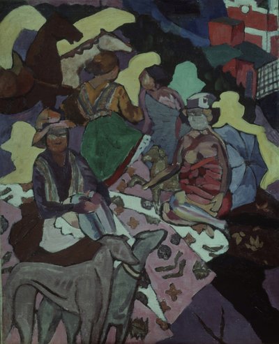 على شاطئ البحر ، 1915-1916 بواسطة أريستارخ فاسيليفيتش لينتولوف