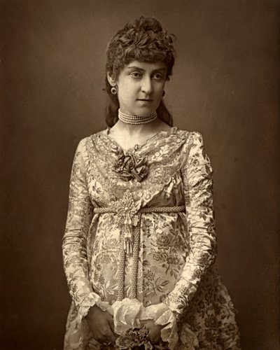 أنجيلا فنتون ، الممثلة البريطانية ، 1887. بواسطة إرنست بارود