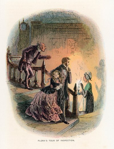 رسم توضيحي لـ Little Dorrit بواسطة هابلوت نايت براون